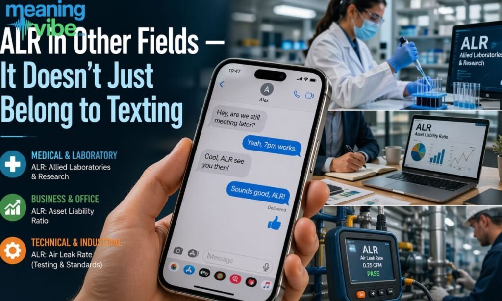 ALR in Other Fields — It Doesn't Just Belong to Texting