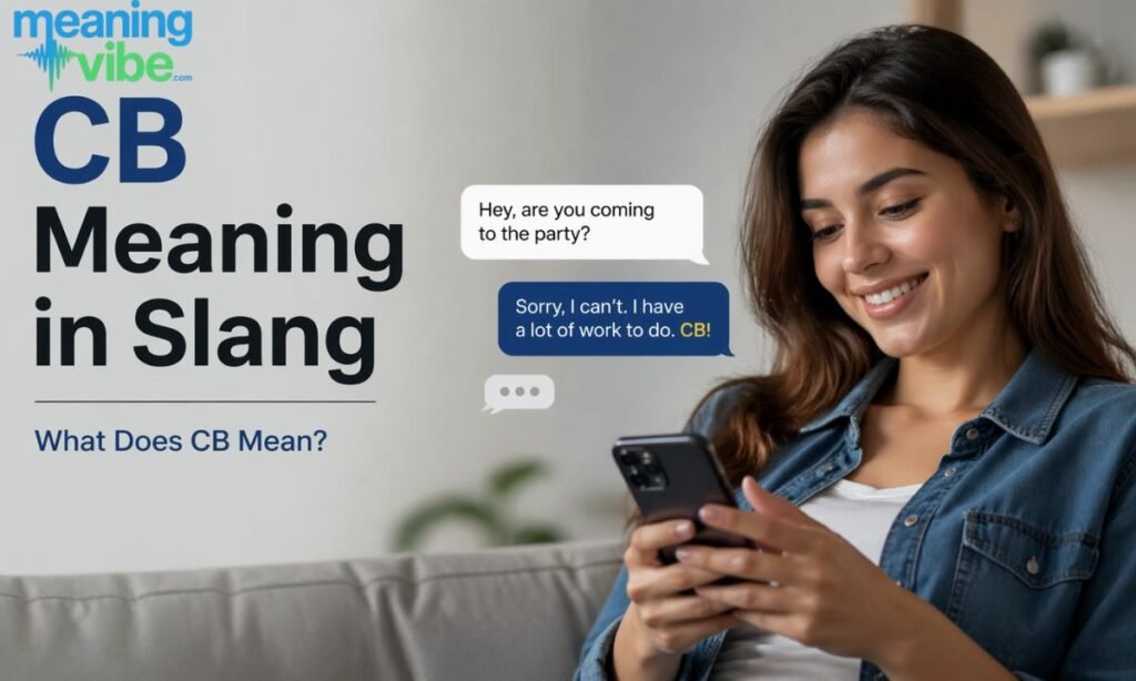 CB meaning in slang