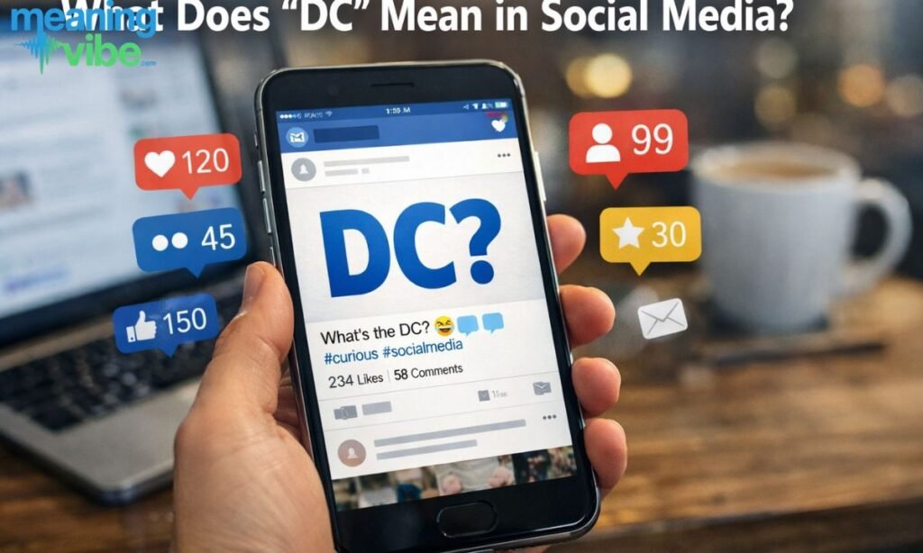 DC meaning in social media