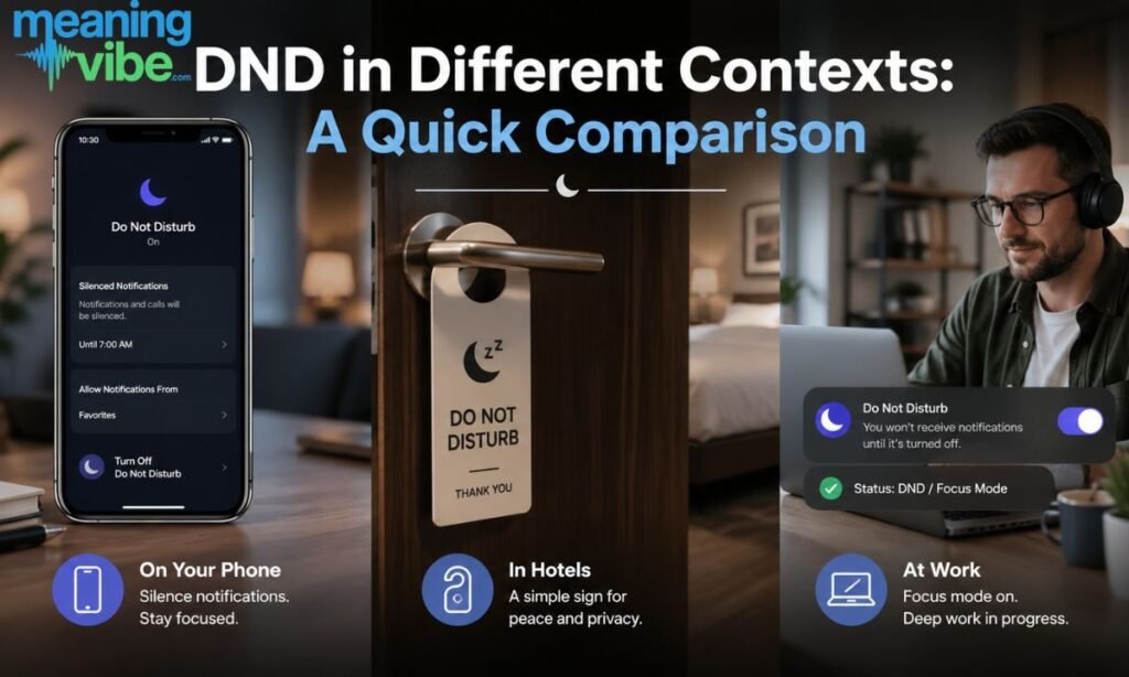 DND in Different Contexts A Quick Comparison