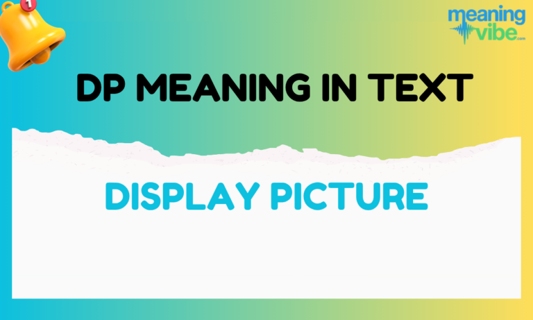 DP meaning in text
