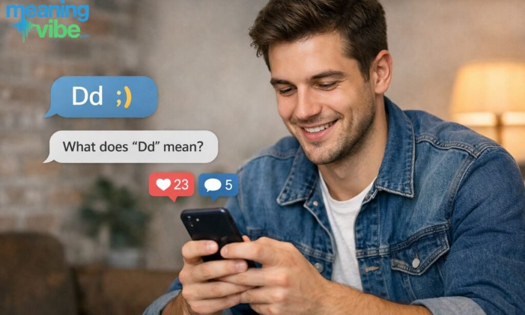Dd meaning in text from a guy