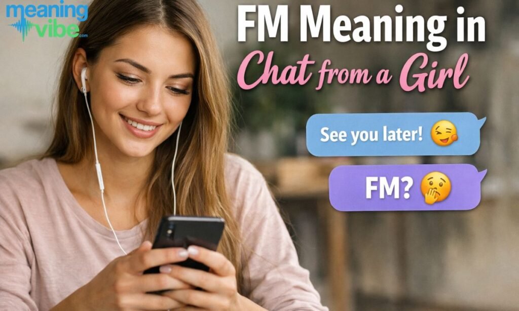 FM meaning in Chat from a girl