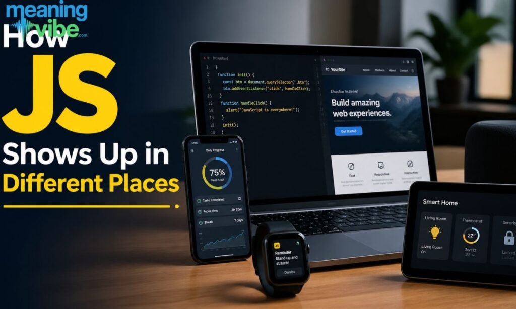 How JS Shows Up in Different Places