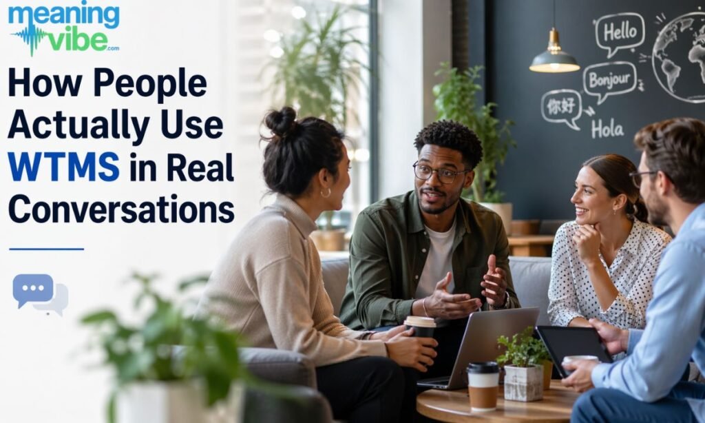 How People Actually Use WTMS in Real Conversations