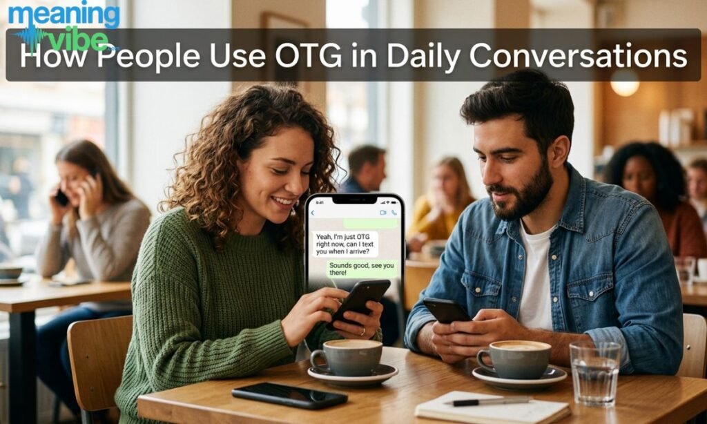 How People Use OTG in Daily Conversations