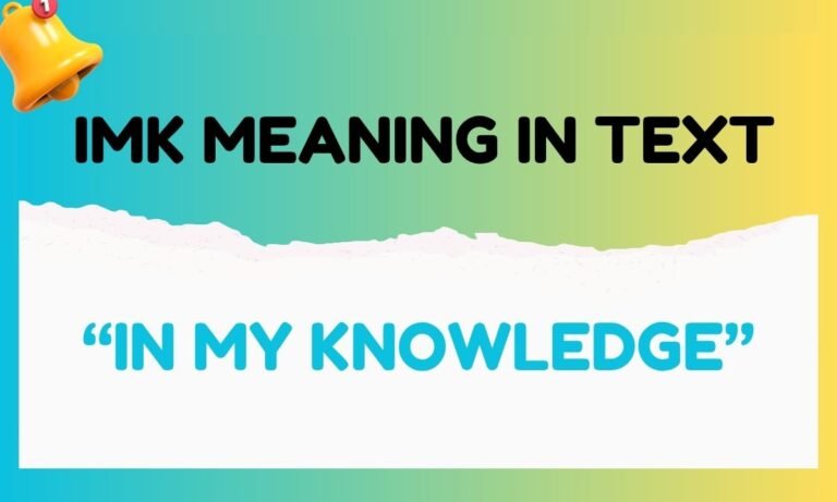 IMK meaning in text