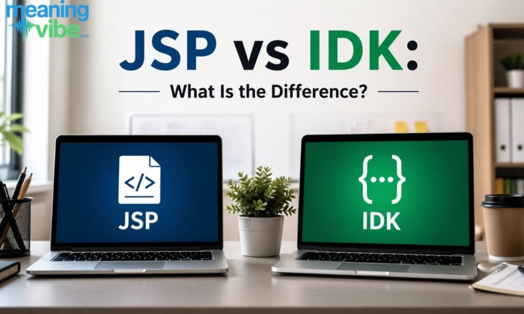 JSP vs IDK What Is the Difference