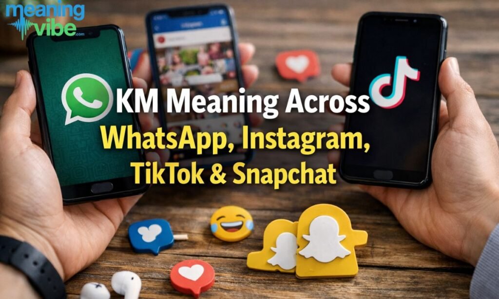 KM Meaning Across WhatsApp, Instagram, TikTok & Snapchat