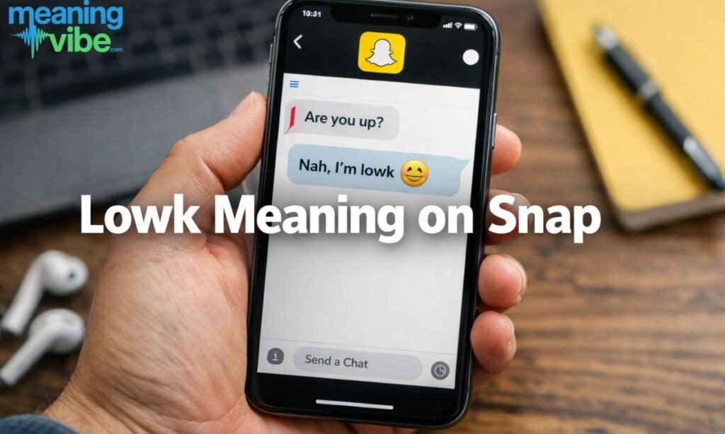 Lowk meaning on snap