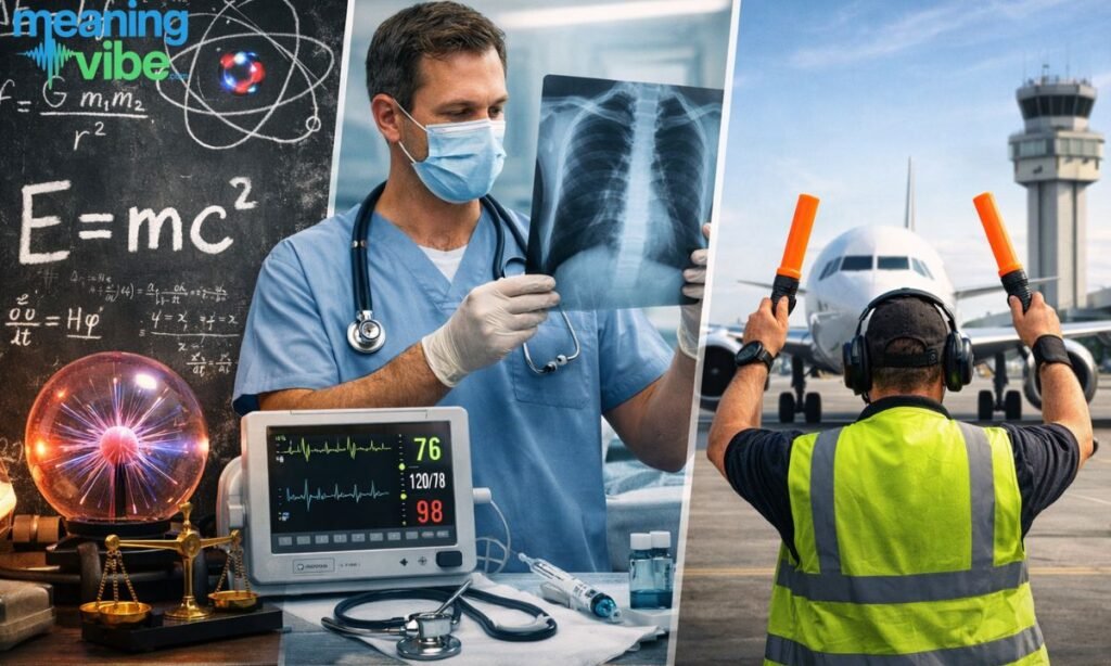 Meaning in Physics, Medical, and Aircraft Terminology