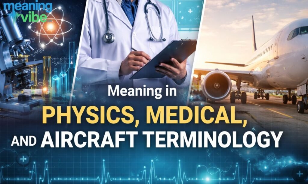 Meaning in Physics, Medical, and Aircraft Terminology (4)