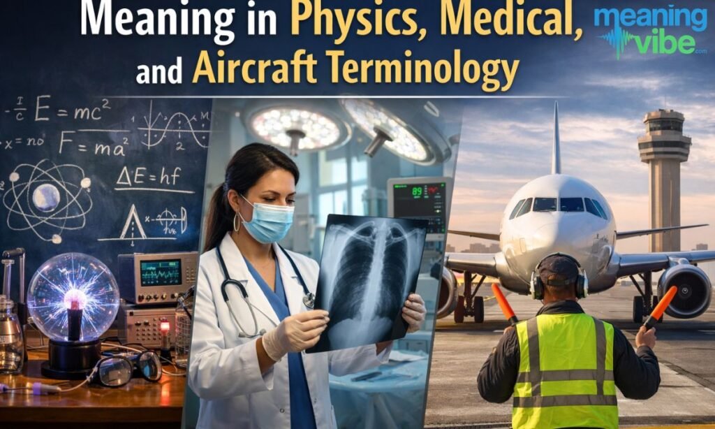 Meaning in Physics, Medical, and Aircraft Terminology (6)