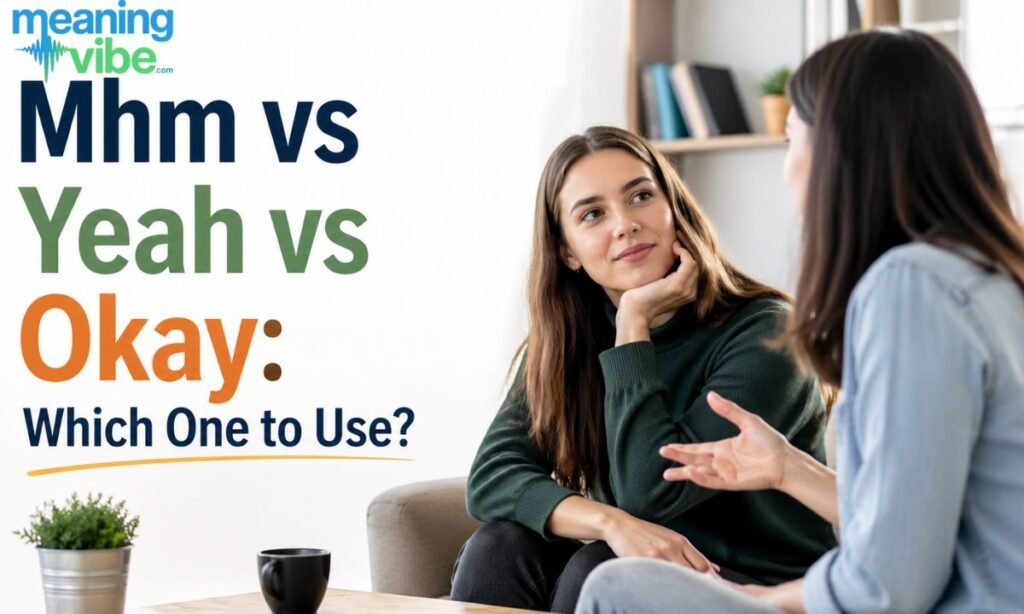 Mhm vs Yeah vs Okay Which One to Use