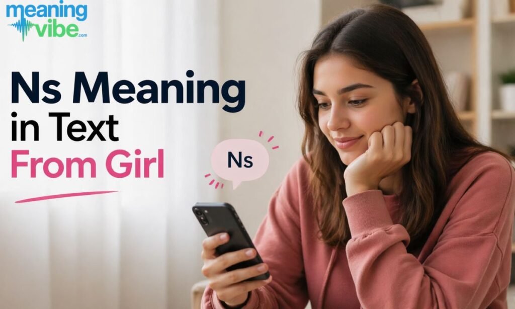 Ns meaning in text from girl
