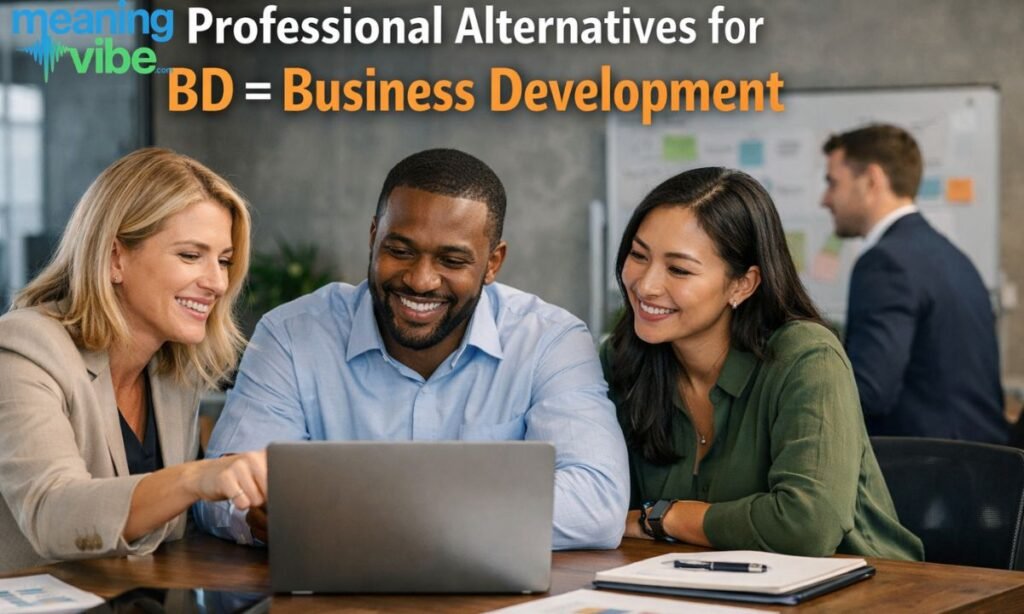 Professional Alternatives for BD = Business Development (1)