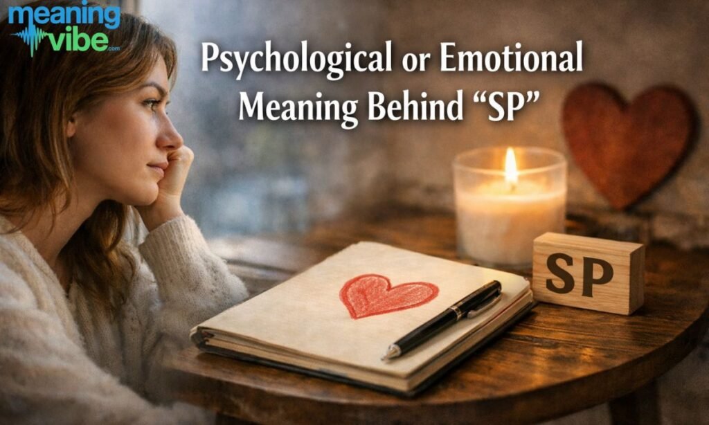 Psychological or Emotional Meaning Behind “SP”