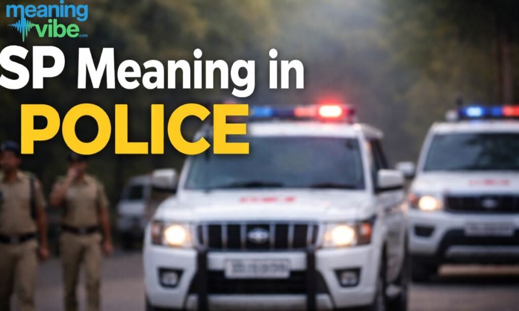 SP meaning in police
