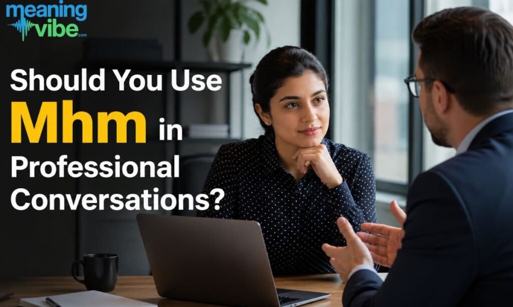 Should You Use Mhm in Professional Conversations