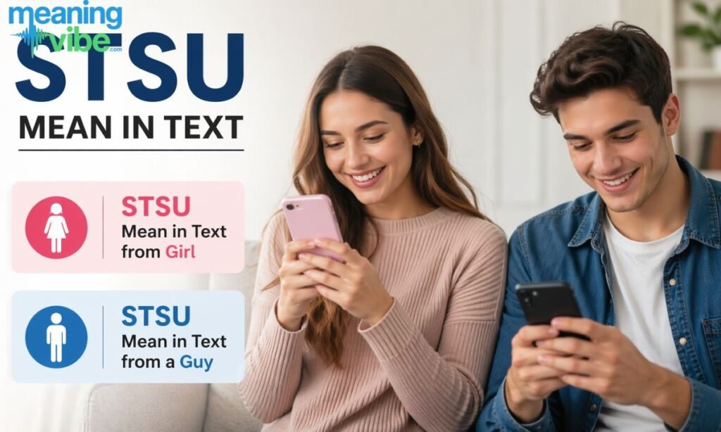 Stsu mean in text from girl Stsu mean in text from a guy