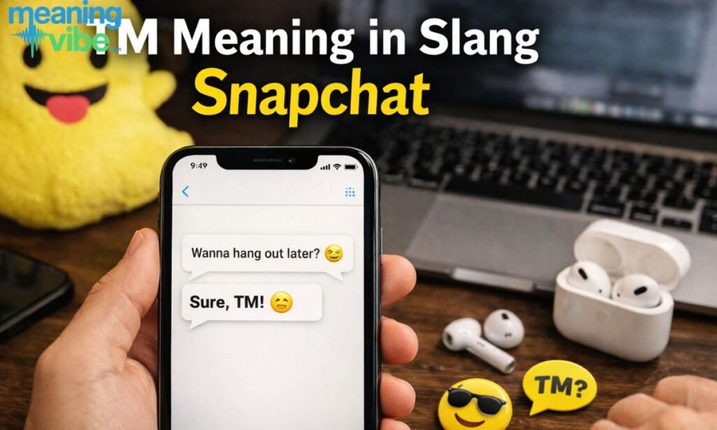 TM meaning slang Snapchat
