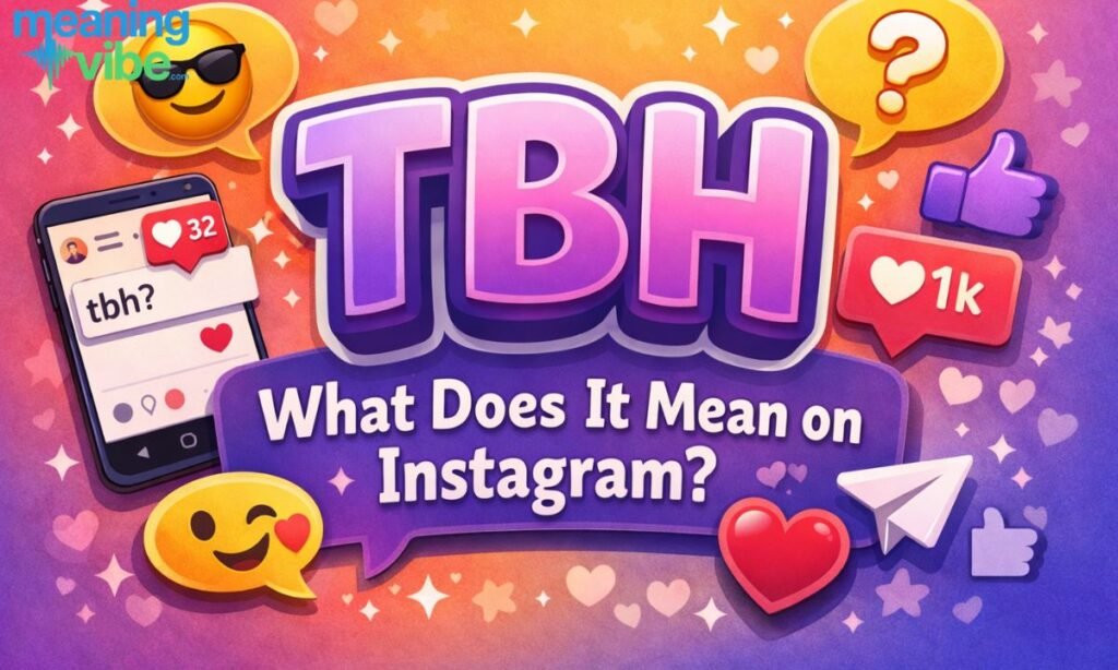 Tbh meaning on Instagram