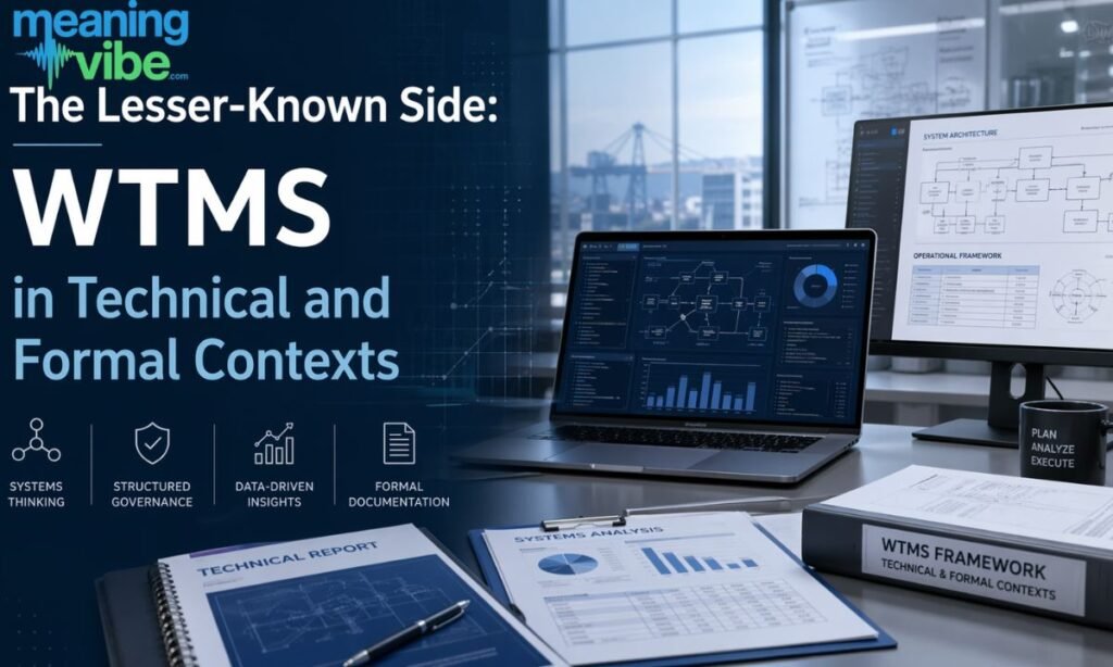 The Lesser-Known Side WTMS in Technical and Formal Contexts