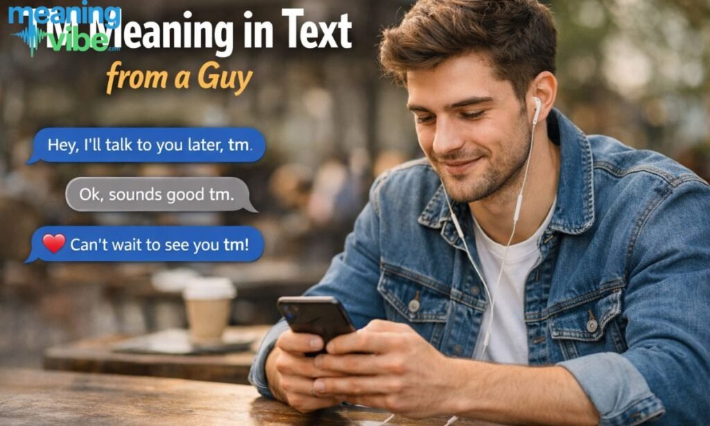 Tm meaning in text from a guy