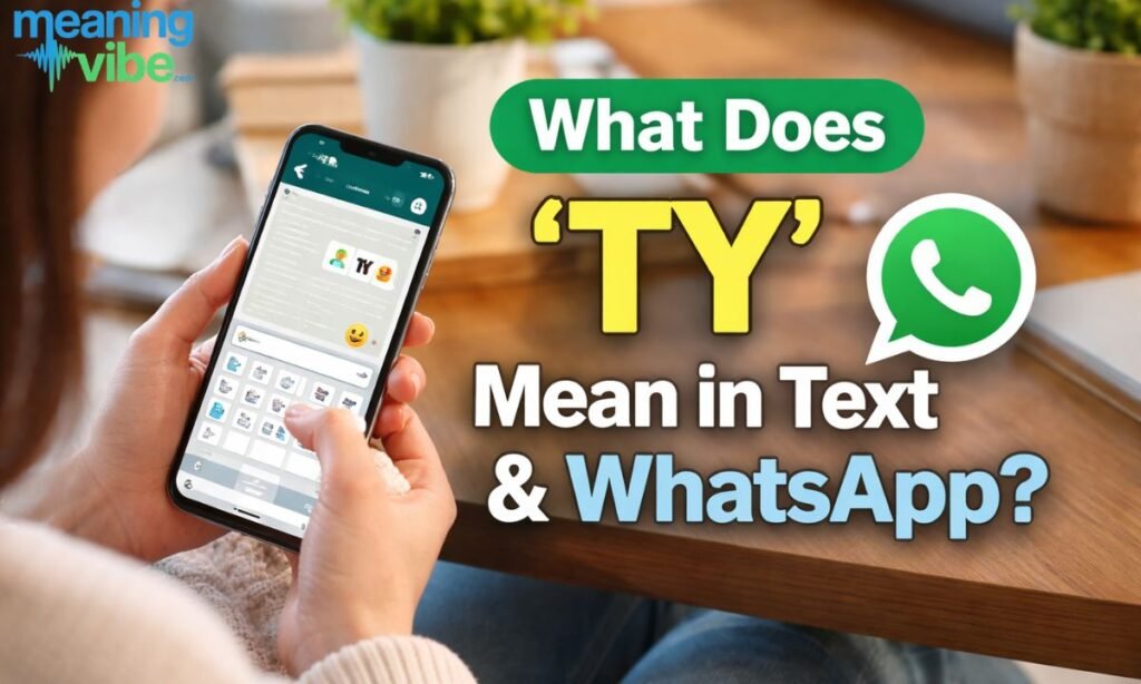 Ty mean in text whatsapp