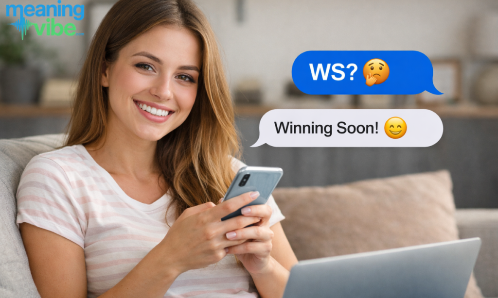 WS Meaning in chat from a girl