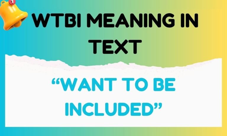 WTBI Mean In Text