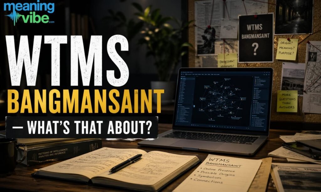 WTMS Bangmansaint — What's That About