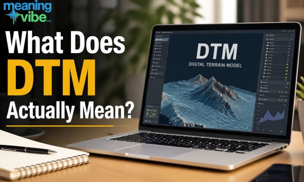 What Does DTM Actually Mean