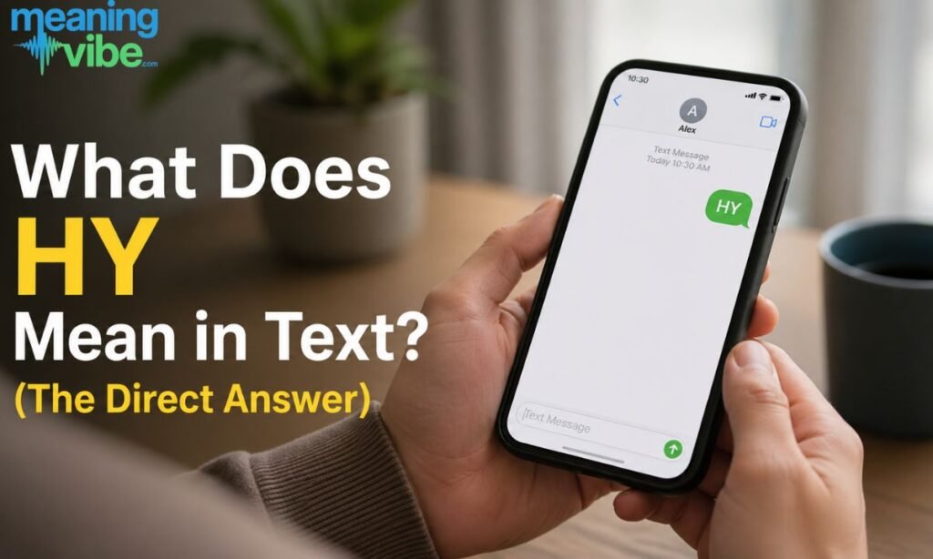 What Does HY Mean in Text (The Direct Answer)