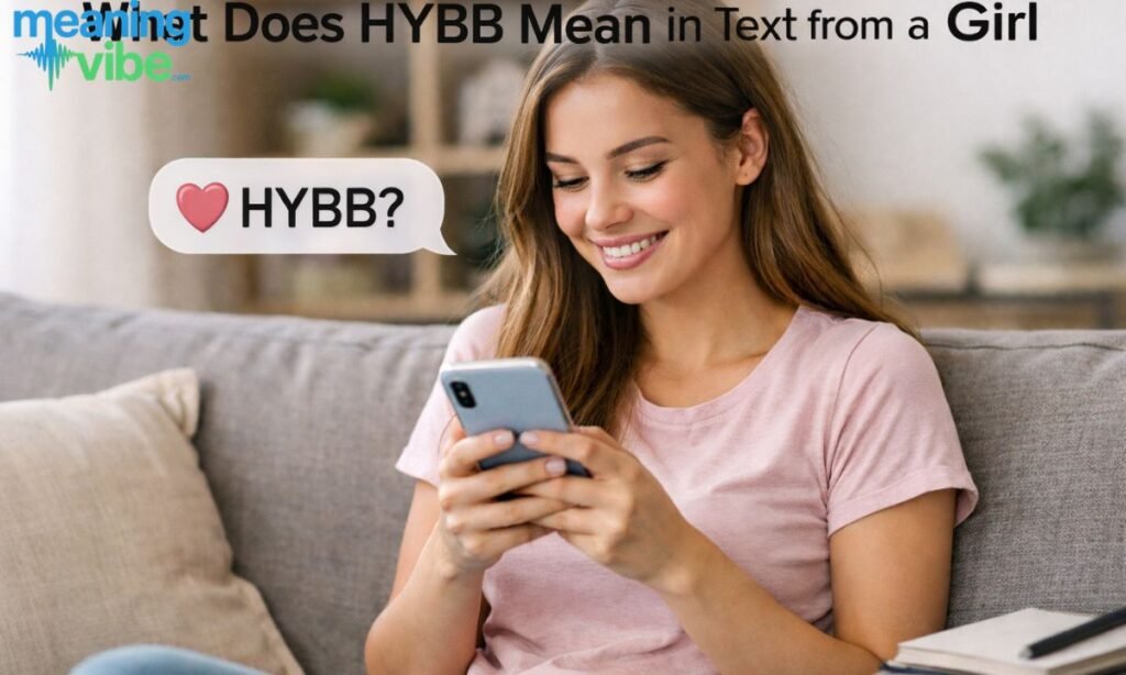 What Does HYBB Mean in Text from a Girl