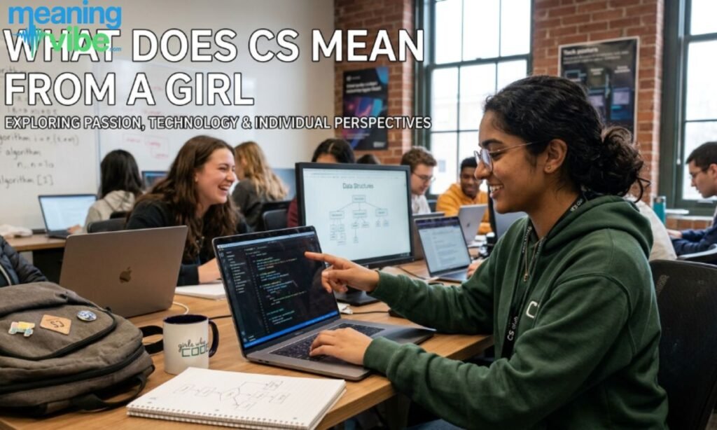 What does CS mean from a girl