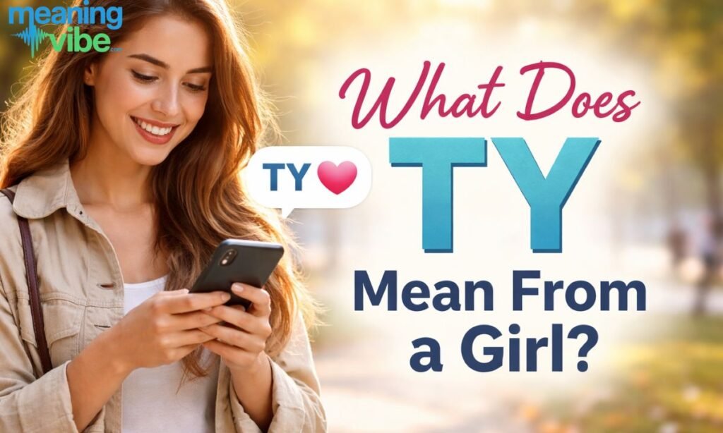 What does TY mean from a girl