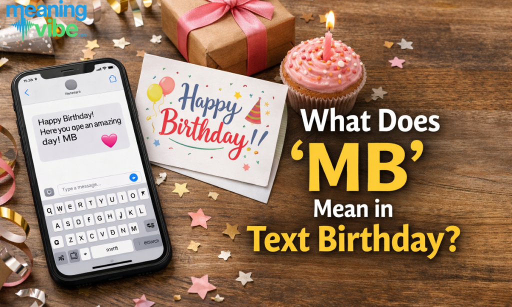 What does mb mean in text birthday