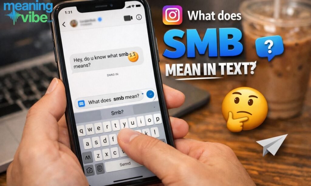 What does smb mean in text on instagram