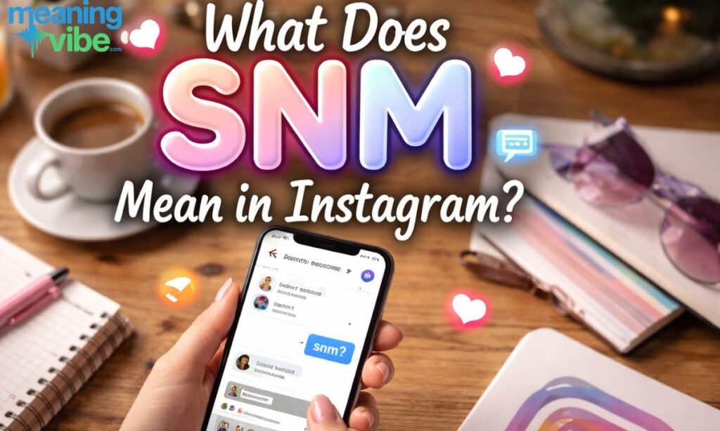 What does snm mean in instagram