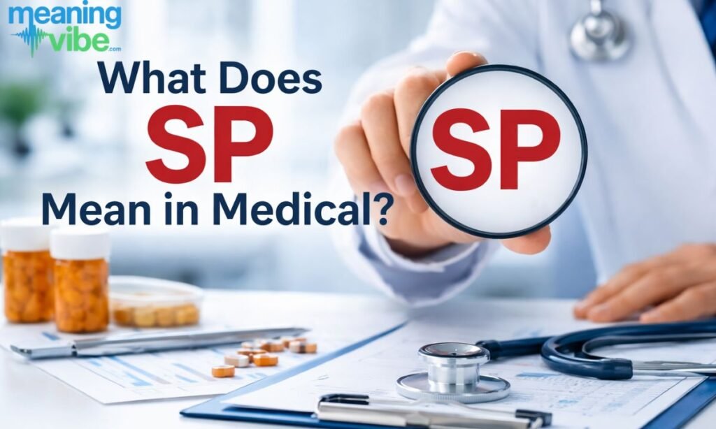What does sp mean in medical