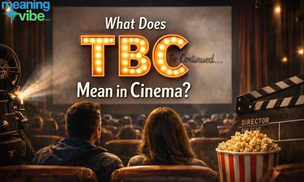 What does tbc mean in cinema