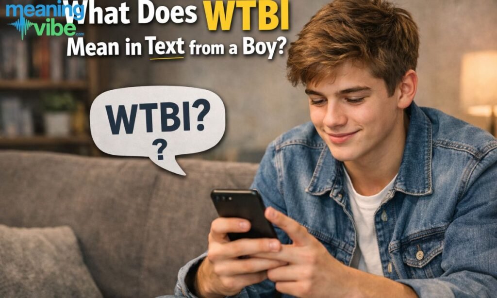 What does wtbi mean in text from a boy
