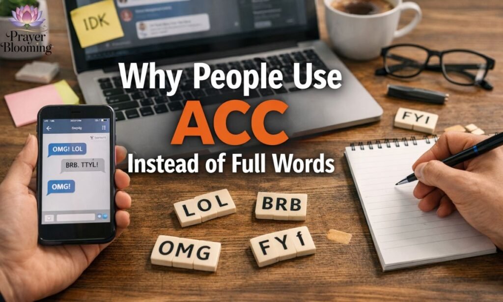 Why People Use ACC Instead of Full Words