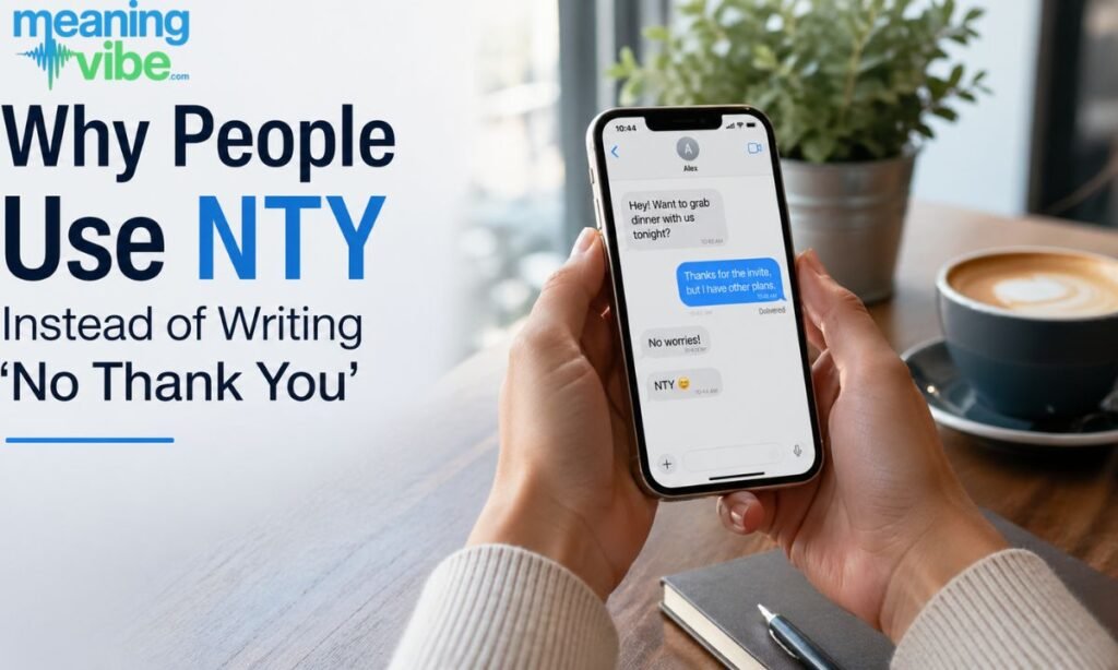 Why People Use NTY Instead of Writing “No Thank You”