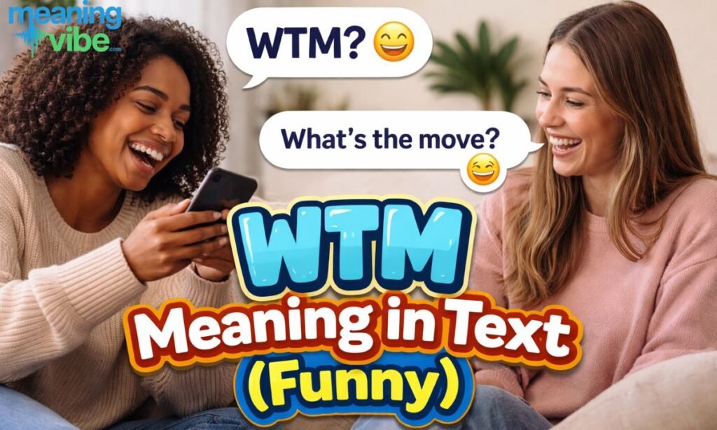 Wtm meaning in text funny