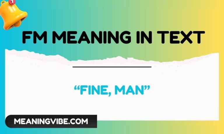 fm meaning in text