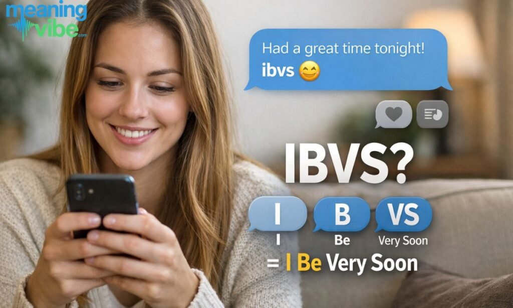 ibvs meaning in text from girl