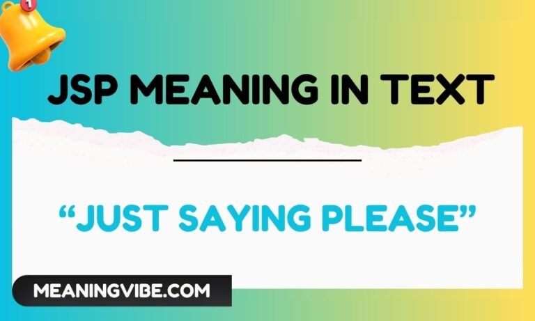 jsp meaning in text