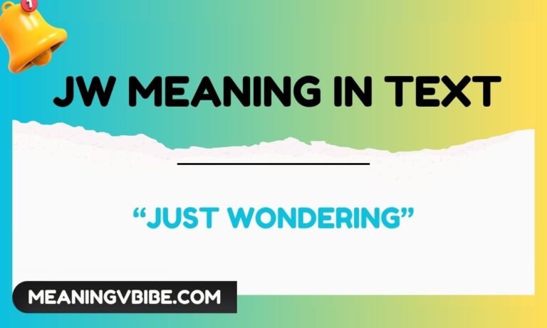 jw meaning in text
